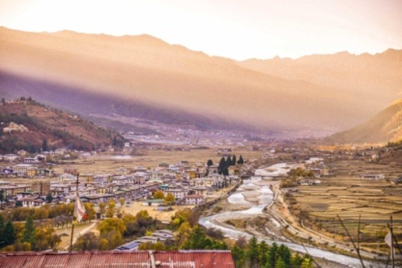 Bhutan Himalayan valley