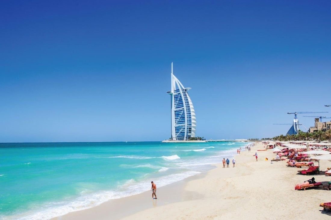 Burj Al Arab viewed from Jumeirah Beach