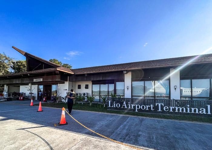 Lio Airport Terminal, the gateway to El Nido in Palawan