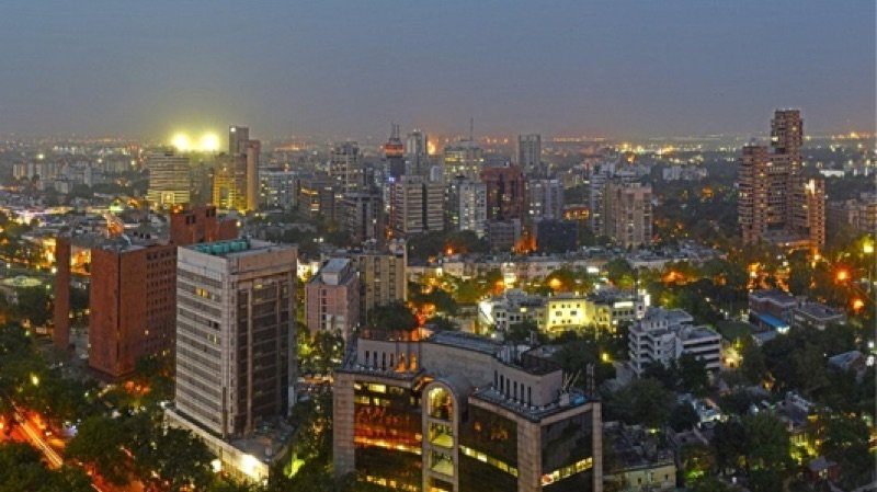 Delhi skyline