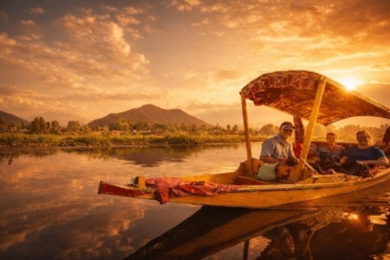 Shikara ride on Dal Lake