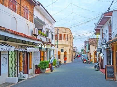 Colonial streets of Galle Fort