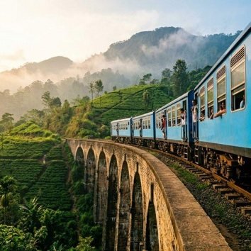 Iconic railway photography, Sri Lanka