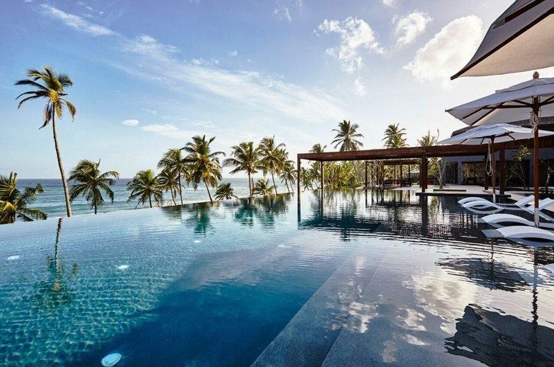Beachfront resort on the Indian Ocean